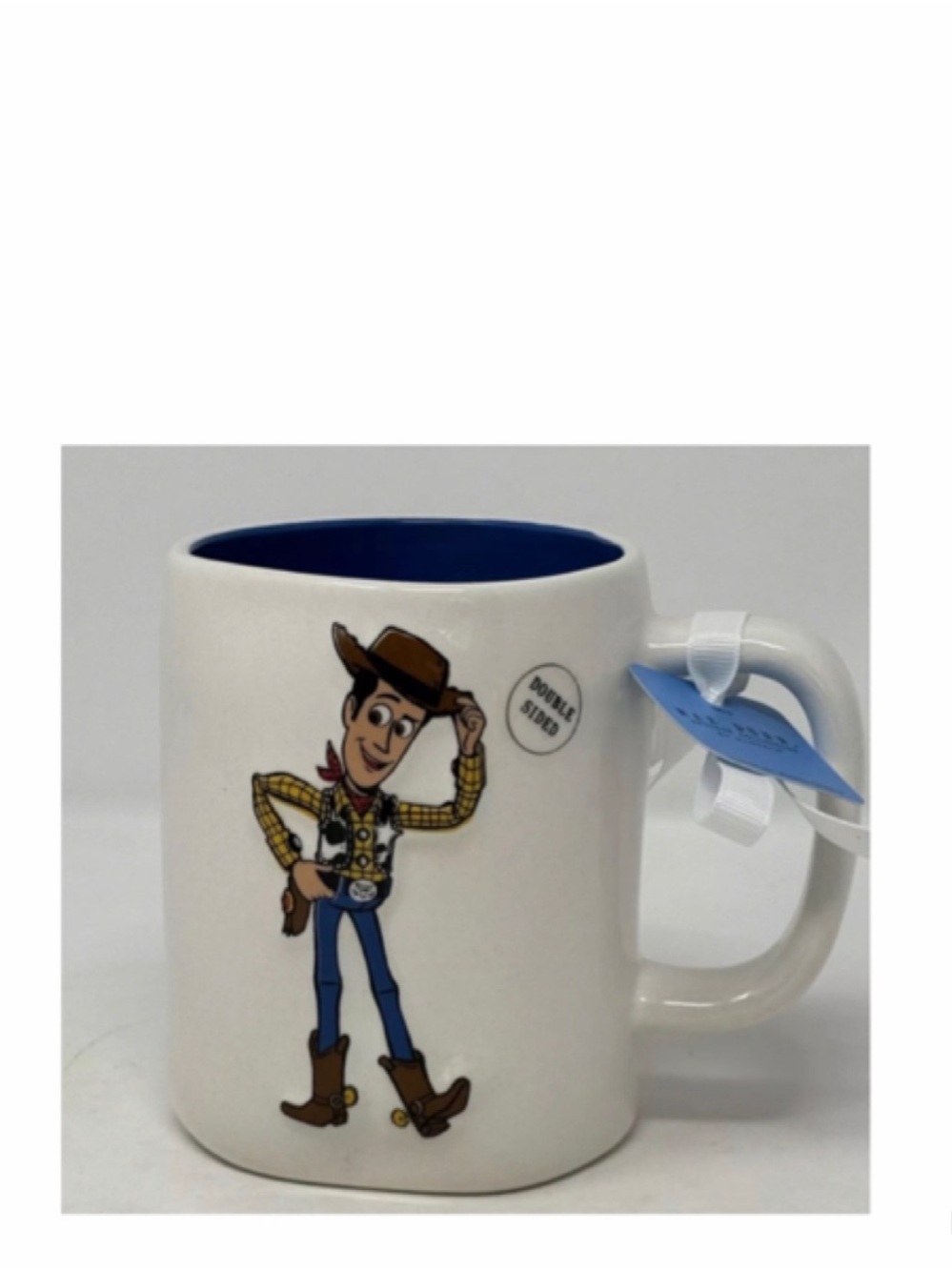 NEW Rae Dunn Disney Pixar Double Sided Howdy Woody Toy Story Mug